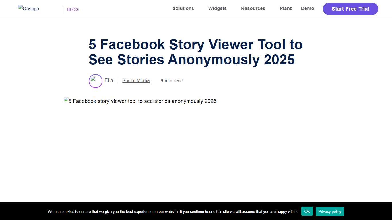 5 Facebook Story Viewer Tool to See Stories Anonymously 2025