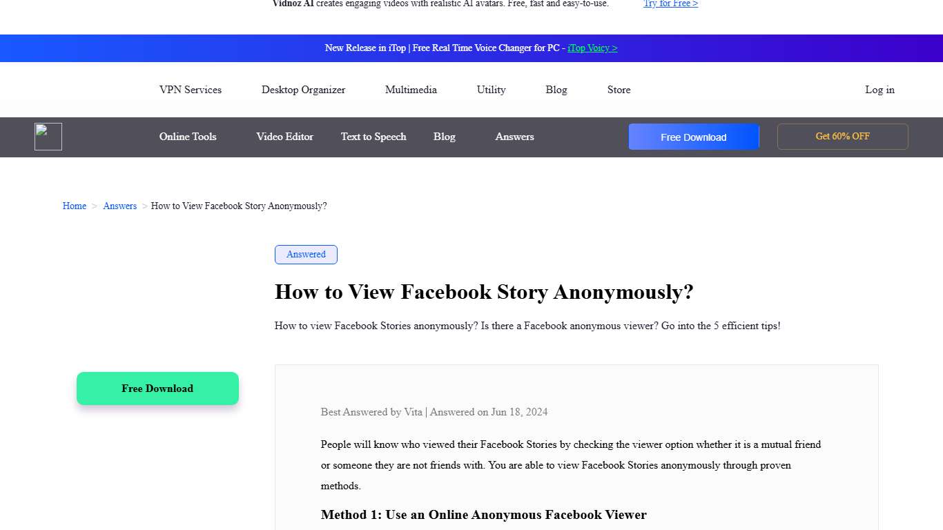 How to View Facebook Stories Anonymously?