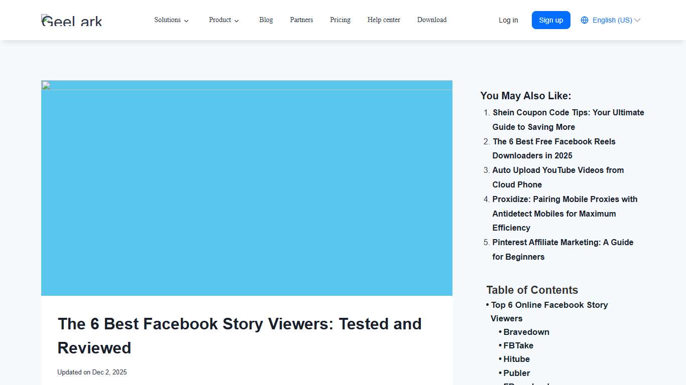 The 6 Best Facebook Story Viewers: Tested and Reviewed - GeeLark